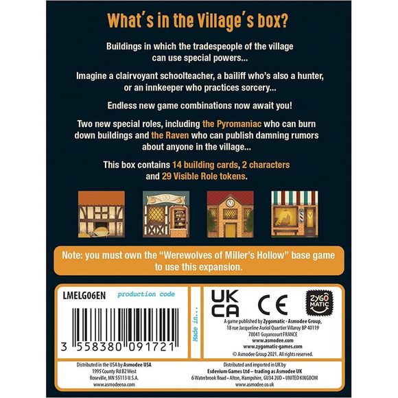 The Werewolves of Miller's Hollow: The Village Expansion - Picture 2 of 2